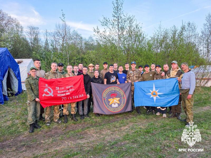 Отряд-«Наше-время»-Санкт-Петербургского-университета-ГПС-МЧС-России-завершил-поисковую-экспедицию